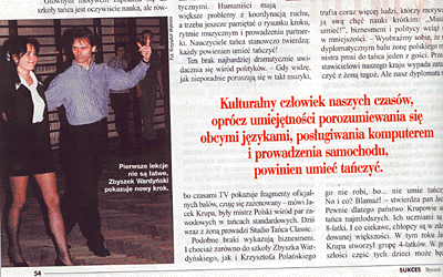 na zdjciu: Dorota Redo i Zbyszek Wardyski